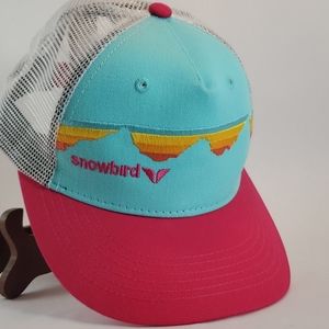 Snowbird Retro Snapback Mesh Trucker Hat